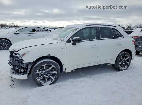 WA1EECF32N1014049 2022 AUDI Q3 Белый Передняя левая четверть