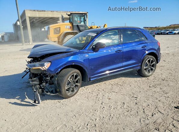 WA1EECF32S1079558 2025 AUDI Q3 Blue Передня ліва чверть