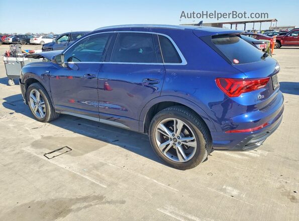 WA1EECF35M1052602 2021 AUDI Q3 Blue Հետևի ձախ