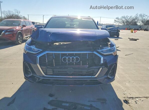 WA1EECF35M1052602 2021 AUDI Q3 Blue Դիմացի տեսք