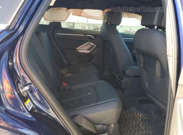 WA1EECF35M1052602 2021 AUDI Q3 Blue Հետևի նստատեղերի տեսք