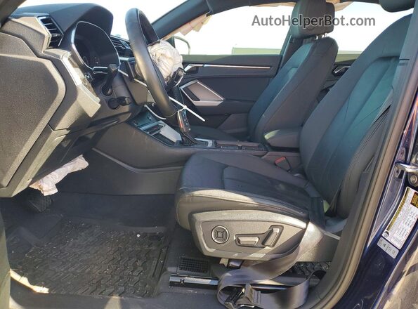 WA1EECF35M1052602 2021 AUDI Q3 Blue Սալոնի դիմացի տեսք