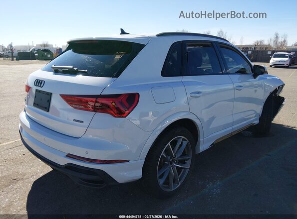 WA1EECF35P1122314 2023 AUDI Q3 Белый Задняя правая четверть