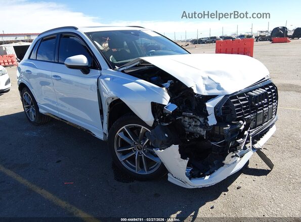 WA1EECF35P1122314 2023 AUDI Q3 Белый Передняя правая четверть