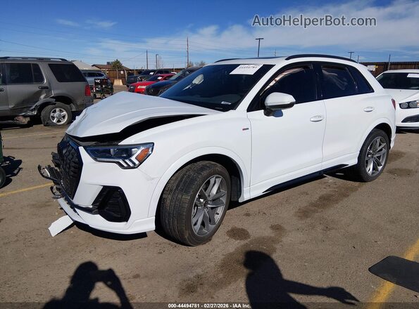WA1EECF35P1122314 2023 AUDI Q3 Белый Передняя левая четверть