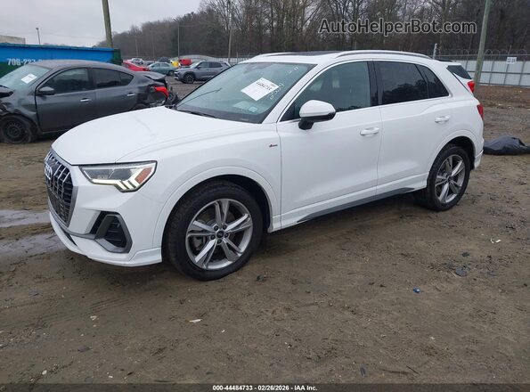 WA1EECF36M1132524 2021 AUDI Q3 Белый Передняя левая четверть