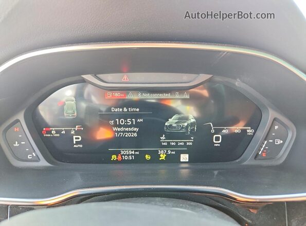 WA1EECF36R1047352 2024 AUDI Q3 Черный Вид щитка приборов