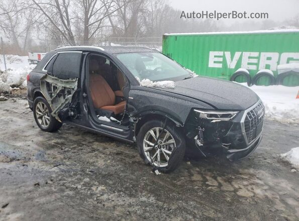 WA1EECF39N1010175 2022 AUDI Q3 Черный Передняя правая четверть