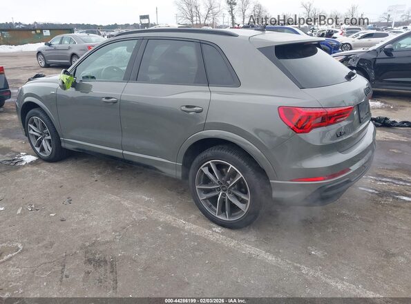 WA1EECF3XP1143563 2023 AUDI Q3 Серый Задняя левая четверть