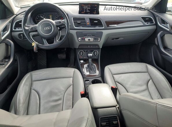 WA1EFCFS4GR014417 2016 AUDI Q3 White Widok deski rozdzielczej
