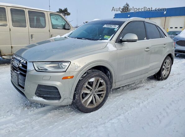 WA1EFCFS5GR014474 2016 AUDI Q3 Beige წინა მარცხენა ხედი სამი მეოთხედიდან