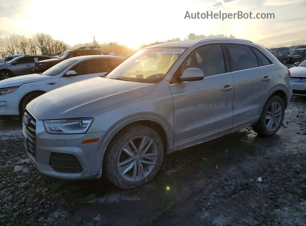 WA1EFCFS6GR021076 2016 AUDI Q3 Silver წინა მარცხენა ხედი სამი მეოთხედიდან