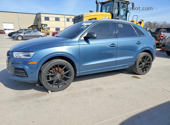 WA1EFCFS7GR000768 2016 AUDI Q3 Blue უკანა მარცხენა