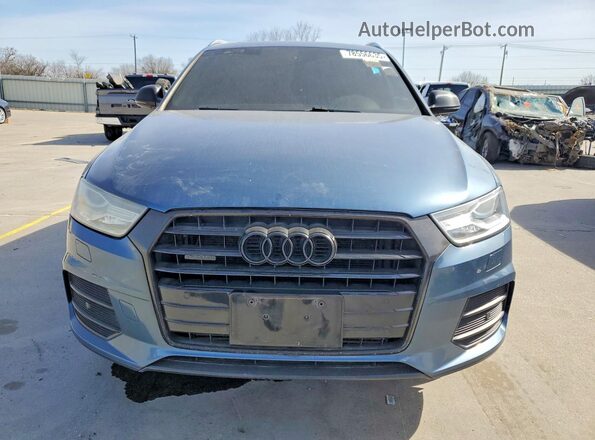 WA1EFCFS7GR000768 2016 AUDI Q3 Blue უკანა ხედი