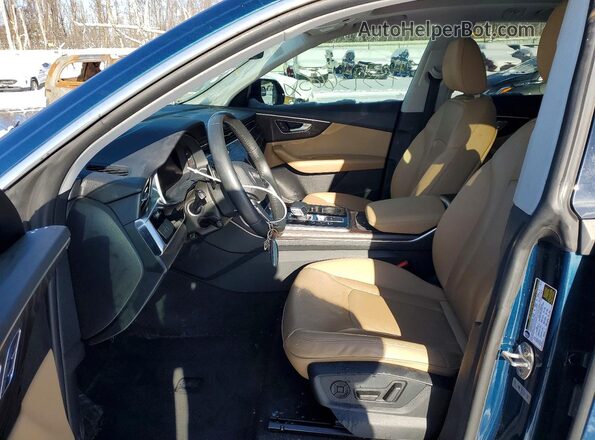 WA1EVAF18LD023580 2020 AUDI Q8 Blue Vista interior delantera