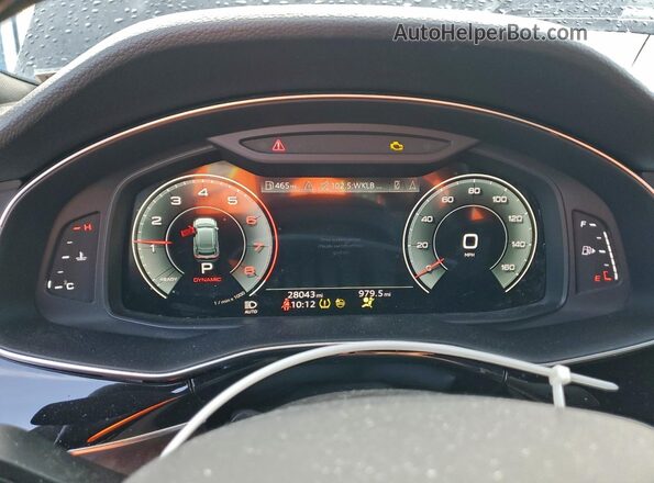 WA1EVBF16ND021707 2022 AUDI Q8 Gray Widok zestawu wskaźników