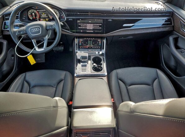 WA1EVBF16ND021707 2022 AUDI Q8 Gray Widok deski rozdzielczej