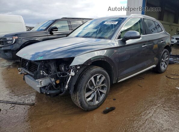 WA1FAAFY4P2162653 2023 AUDI Q5 Gray Առջևի ձախ երեք քառորդ տեսարան