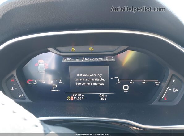 WA1FECF39L1101822 2020 AUDI Q3 White Widok tylnych siedzeń