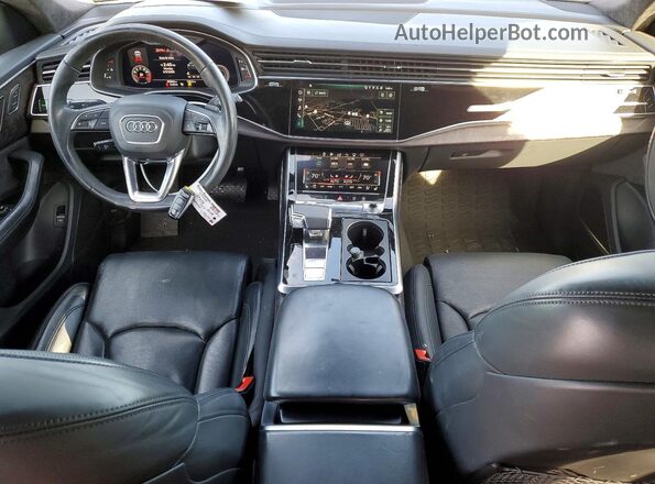 WA1FVAF16LD002053 2020 AUDI Q8 Black Vista del salpicadero