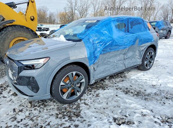 WA1H2BFZ4NP054134 2022 AUDI Q4 Gray Vista tres cuartos delantera izquierda