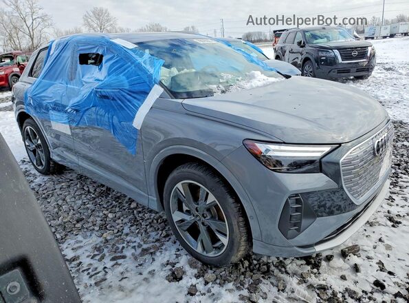 WA1H2BFZ4NP054134 2022 AUDI Q4 Gray Delantero derecho
