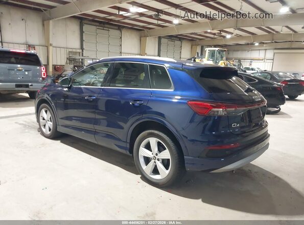 WA1H2BFZ6NP049145 2022 AUDI Q4 Синий Задняя левая четверть