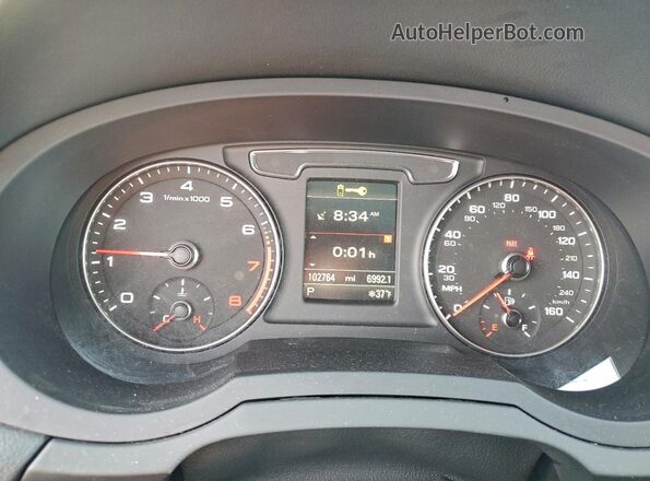 WA1HCCFS0HR017130 2017 AUDI Q3 White ხელსაწყოთა პანელის ხედი