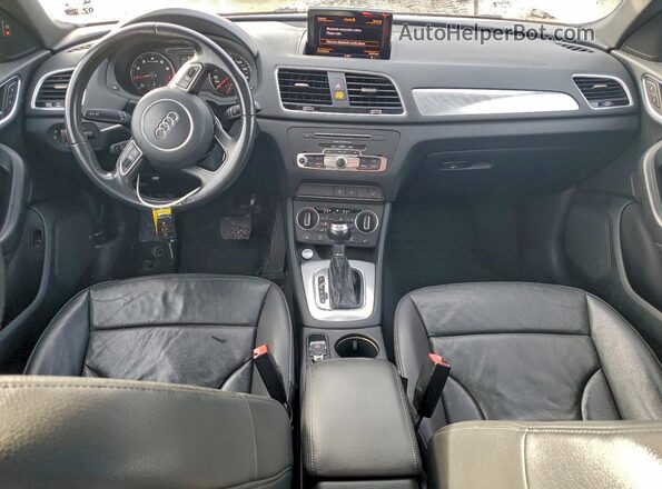 WA1HCCFS0HR017130 2017 AUDI Q3 White წინა პანელის ხედი