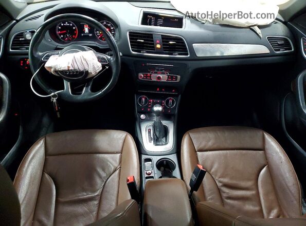WA1HCCFS2HR014066 2017 AUDI Q3 Black წინა პანელის ხედი