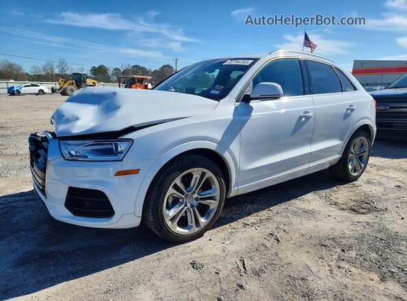 WA1HCCFS3HR013847 2017 AUDI Q3 White Передня ліва чверть
