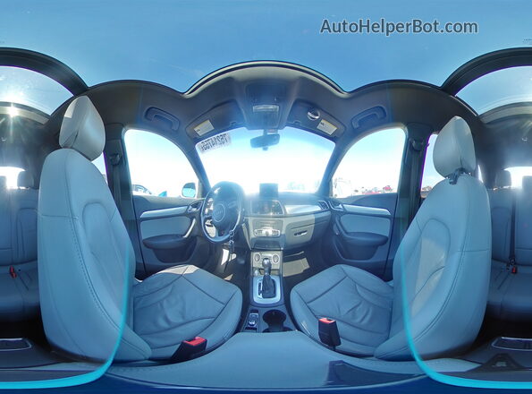 WA1HCCFS3HR013847 2017 AUDI Q3 White Панорамний вид салону 360°