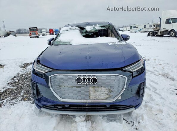 WA1J2BFZ4NP052465 2022 AUDI Q4 Синий Вид спереди
