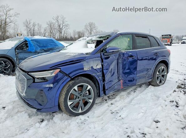 WA1J2BFZ4NP052465 2022 AUDI Q4 Синий Передняя левая четверть