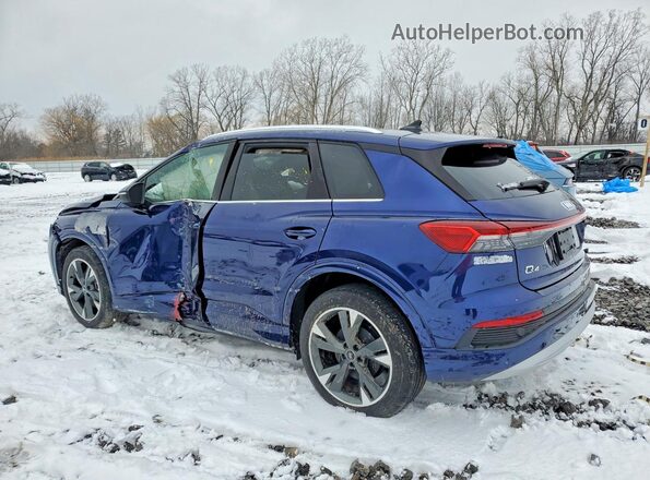 WA1J2BFZ4NP052465 2022 AUDI Q4 Синий Задняя левая четверть
