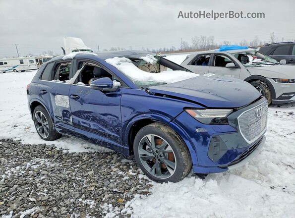 WA1J2BFZ4NP052465 2022 AUDI Q4 Синий Передняя правая четверть