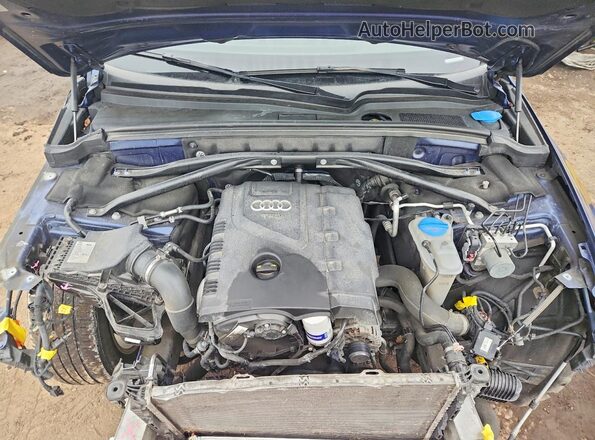 WA1L2AFP0GA012083 2016 AUDI Q5 Blue ძრავის განყოფილების ხედი