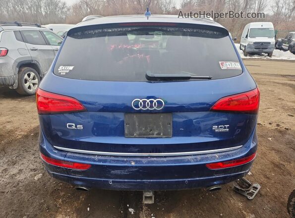 WA1L2AFP0GA012083 2016 AUDI Q5 Blue უკანა ხედი