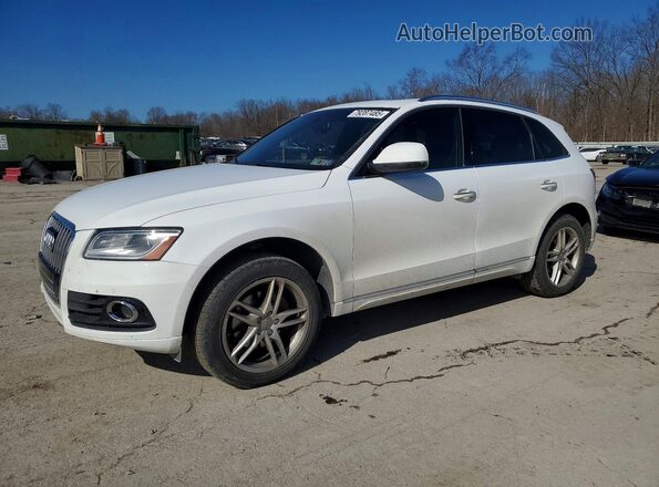 WA1L2AFP9GA006606 2016 AUDI Q5 White წინა მარცხენა ხედი სამი მეოთხედიდან