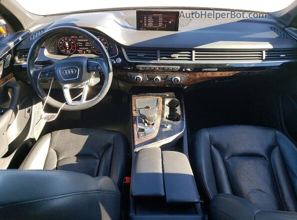 WA1LAAF70JD000962 2018 AUDI Q7 Серый Вид панели приборов