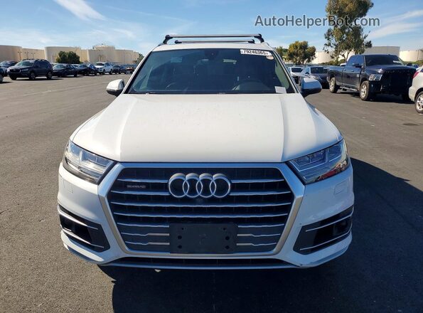 WA1LAAF76KD020134 2019 AUDI Q7 White Widok z przodu