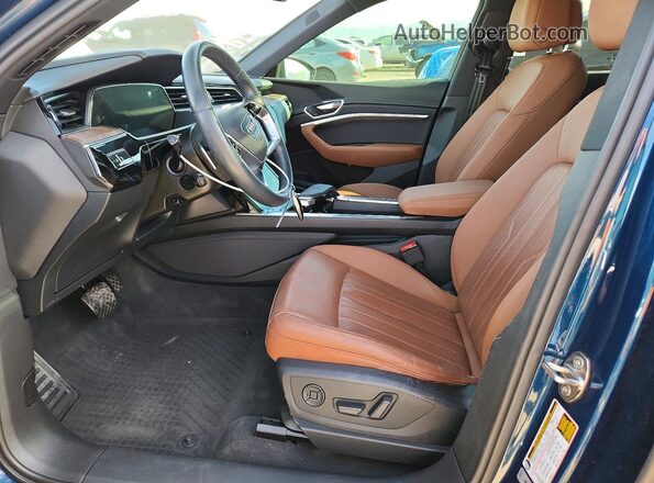 WA1LABGE5KB020950 2019 AUDI E-TRON Blue Vista interior delantera