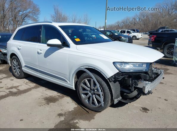 WA1LHAF77KD032997 2019 AUDI Q7 Белый Передняя правая четверть