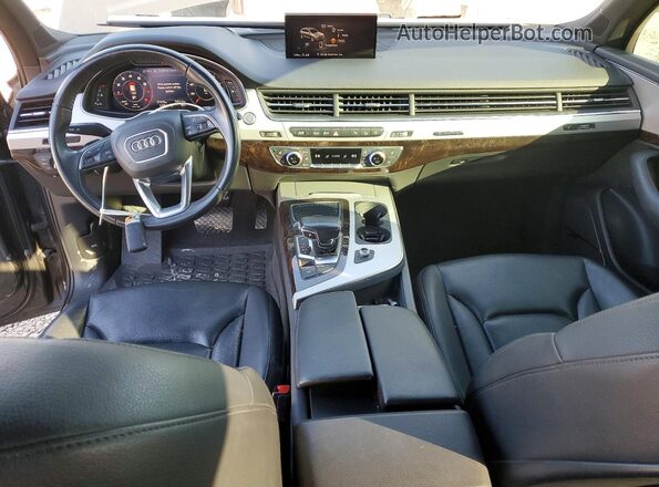WA1LHAF7XKD044268 2019 AUDI Q7 Gray Widok deski rozdzielczej