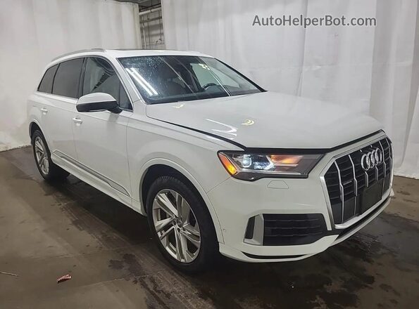 WA1LXAF75LD002823 2020 AUDI Q7 Белый Задняя левая четверть