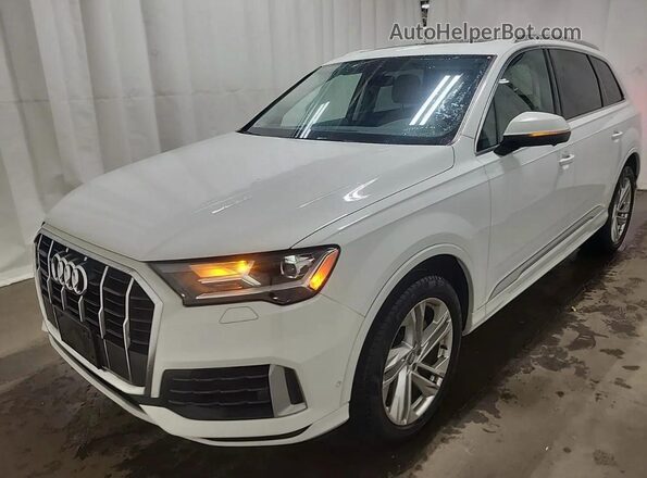 WA1LXAF75LD002823 2020 AUDI Q7 Белый Передняя левая четверть