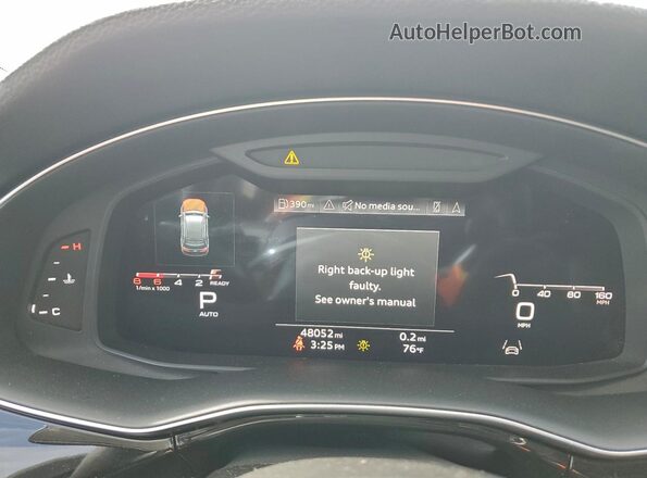 WA1LXBF7XPD002523 2023 AUDI Q7 Белый Вид щитка приборов
