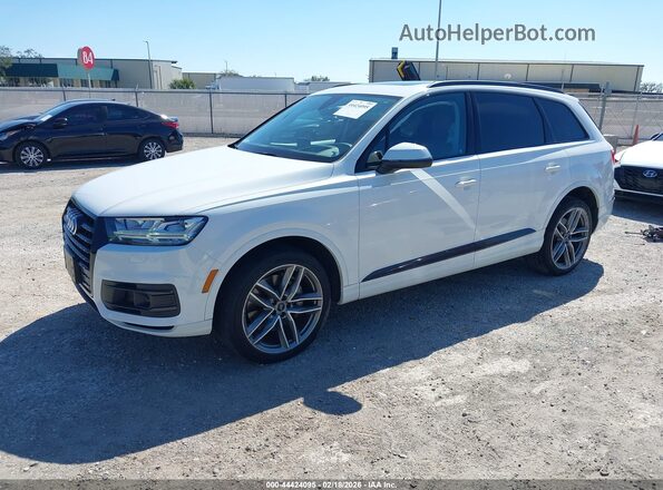 WA1VAAF70JD012702 2018 AUDI Q7 Белый Передняя левая четверть