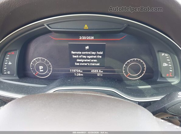 WA1VAAF71JD007976 2018 AUDI Q7 Dark Brown Вид задних сидений