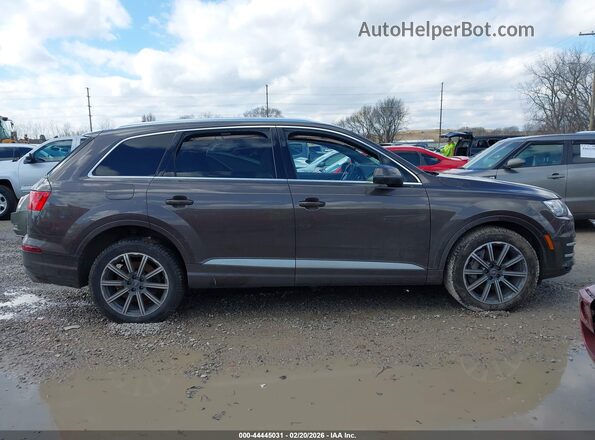 WA1VAAF71JD007976 2018 AUDI Q7 Dark Brown Вид щитка приборов